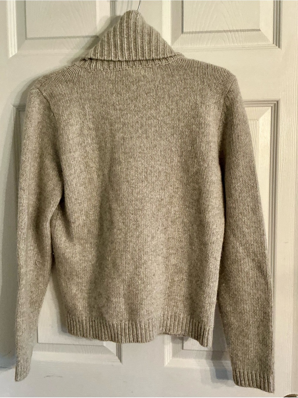 Lauren Ralph Lauren Wool Angora Turtleneck Sweater Heather Grey Medium - Picture 2 of 4